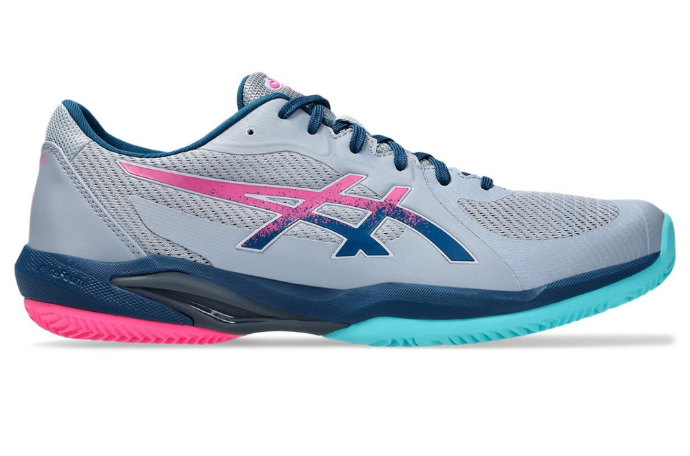 Мужские кроссовки для падела Asics Solution Swift FF 2 Padel — grey blue/mako blue