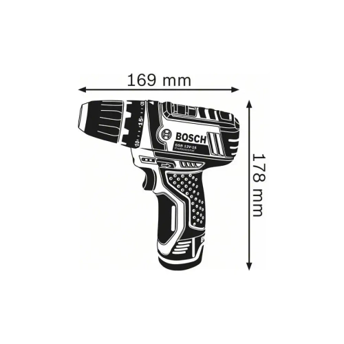 Аккумуляторный шуруповерт GSR 12V-15 Professional BOSCH 0601868101