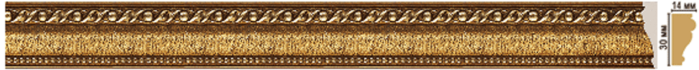 Молдинг DECOMASTER 125-43 (30*14*2400мм)