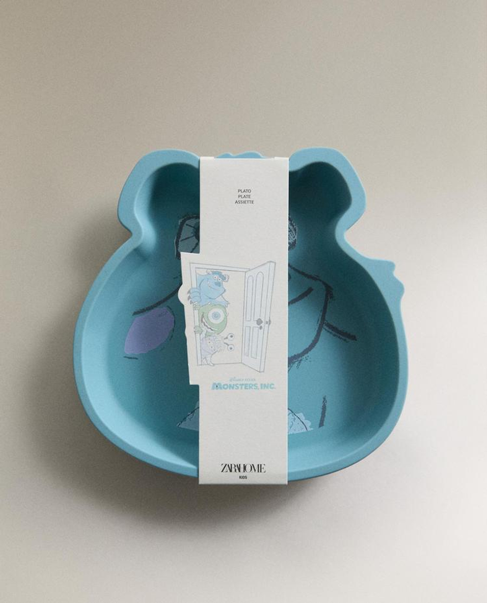 ZARA HOME ТАРЕЛКА «САЛЛИ», «КОРПОРАЦИЯ МОНСТРОВ» ©DISNEY/PIXAR, СИНИЙ