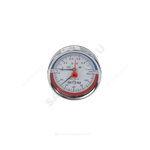 Термоманометр МД04 осевой Дк80 0-1,6 МПа L=40мм G1/4" 120С с переходником на G1/2" ЭКОМЕРА МД04-80-G-1,6МПа-120-L-40-ОИ