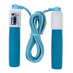 Скакалка тканевая со счетчиком 2,6м. цвет микс, блист. obl-524