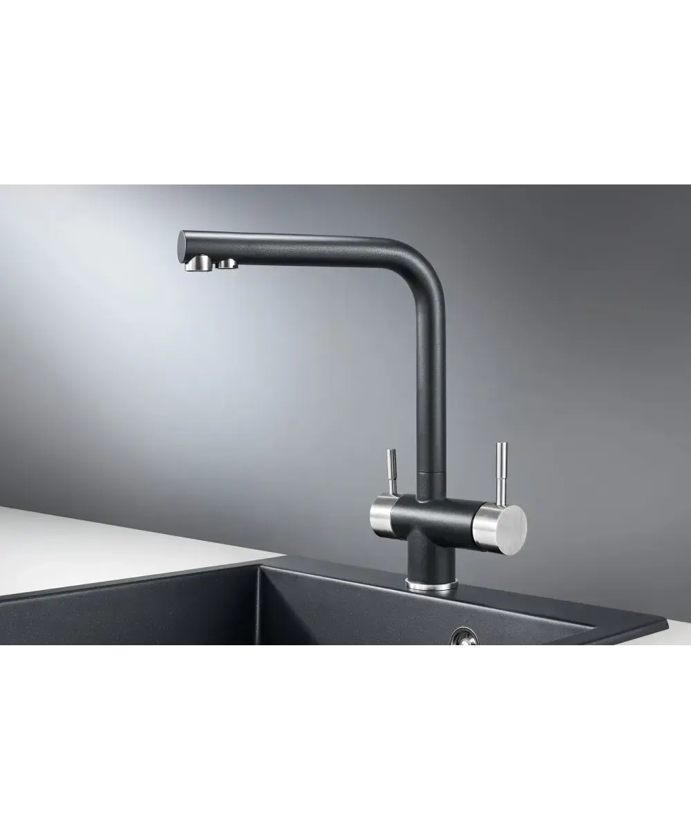 Кухонный смеситель Kuppersberg NERO ANTHRACITE фото 2