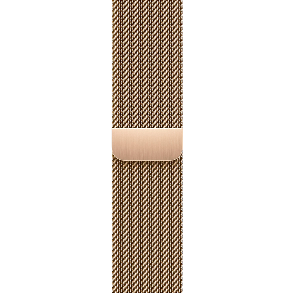 Умные часы Apple Watch Series 9 GPS, 45mm, Aluminium Case with Milanese Loop, Starlight/Gold (Сияющая звезда/Золотой) MR9P3/MTJP3