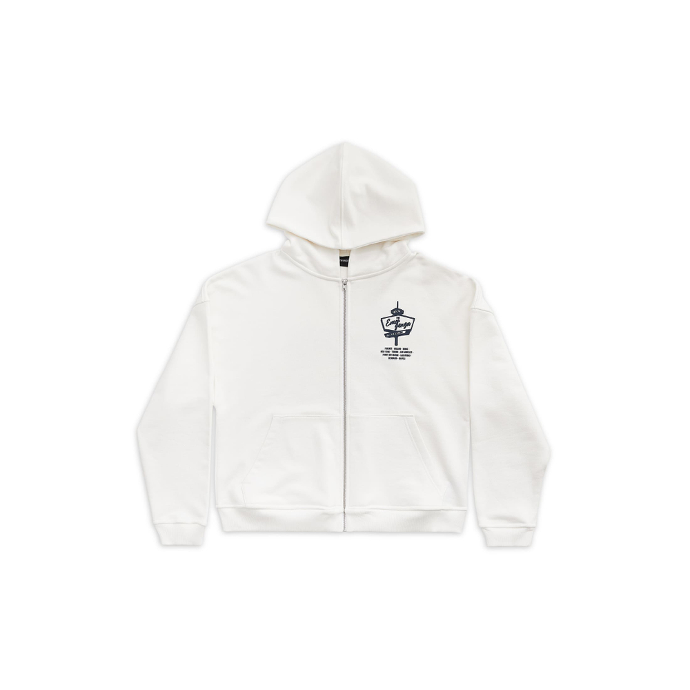 PANINI ZIP-UP HOODIE OVERSIZED