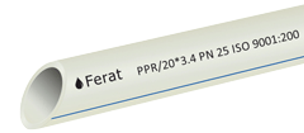 Труба FERAT PPR-CW 32х2,9 PN 10  4м F20132