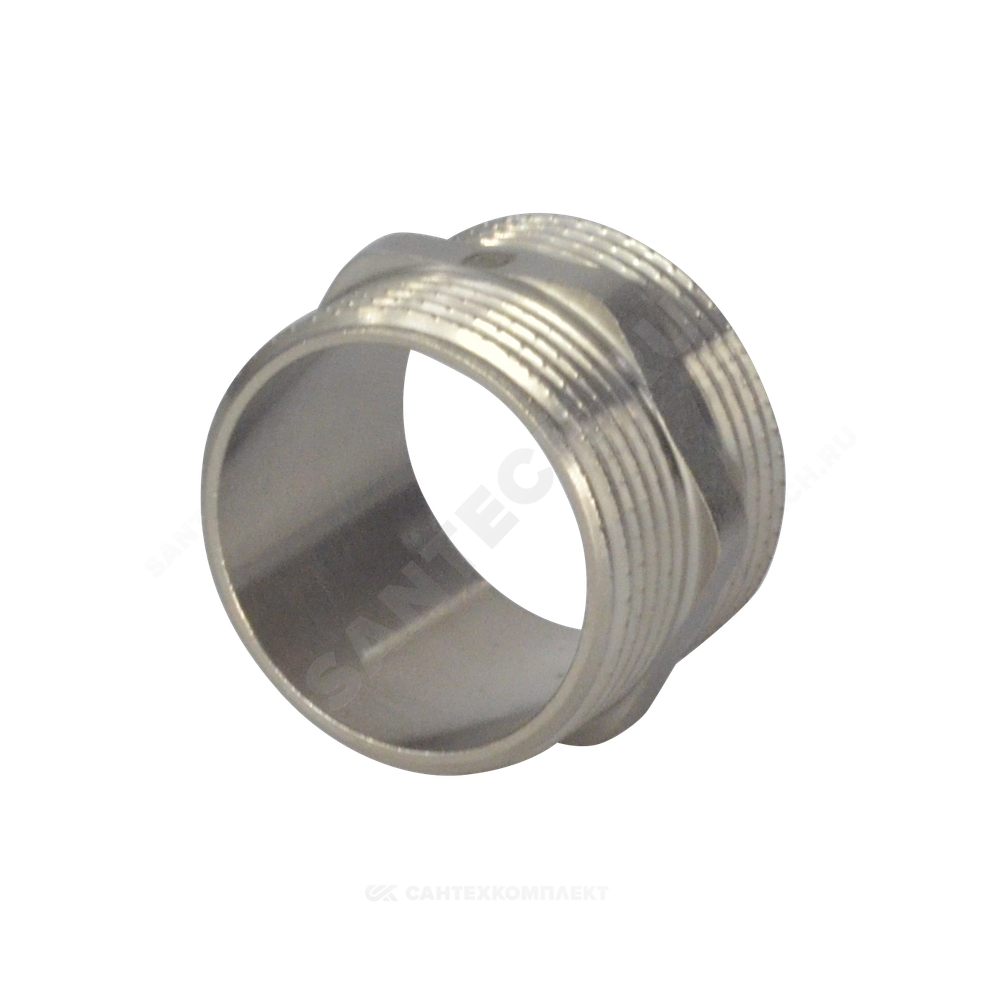 Ниппель латунь никель Ду 15 (1/2") НР SantechSystems