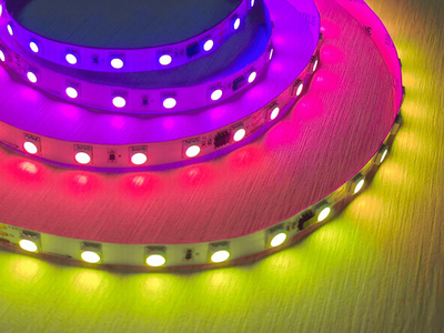 Светодиодная лента SPI RGB 24В IP20 12Вт/м 60 LED/м SMD5050 WS2811 SWG5PT60-24-12-WS2811RGB