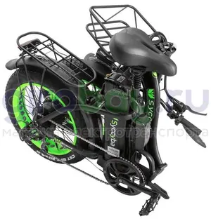 Электровелосипед Syccyba F11 Pro (48V/15Ah) - Салатовый обод фото №14