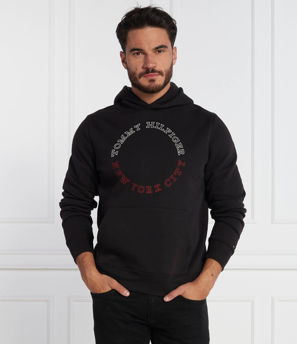 Худи MONOTYPE ROUNDALL Tommy Hilfiger - черный(MW0MW32655)