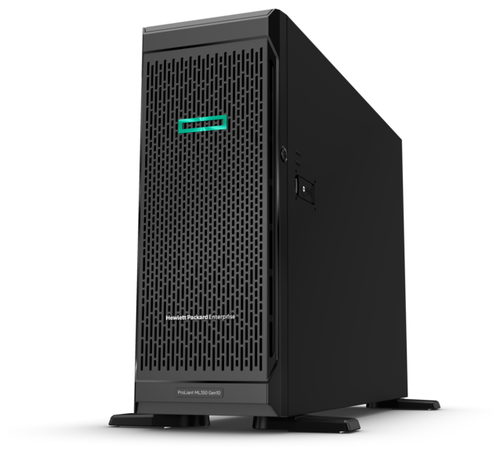 Сервер Hewlett Packard Enterprise Proliant ML350 Gen10 (P11050-421) 1 x Intel Xeon Silver 4208 2.1 ГГц/16 ГБ DDR4/без накопителей/количество отсеков 3.5" hot swap: 4/1 x 500 Вт/LAN 1 Гбит/c
