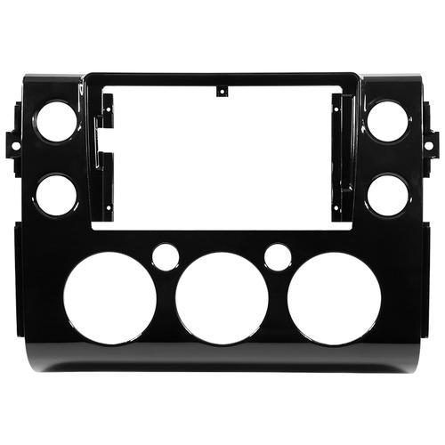 Комплект рамки с разъёмами 9" Toyota FJ Cruiser 2006-2020 чёрная