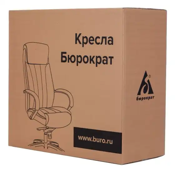 Кресло руководителя Бюрократ T-9927WALNUT черный кожа крестов. металл/дерево