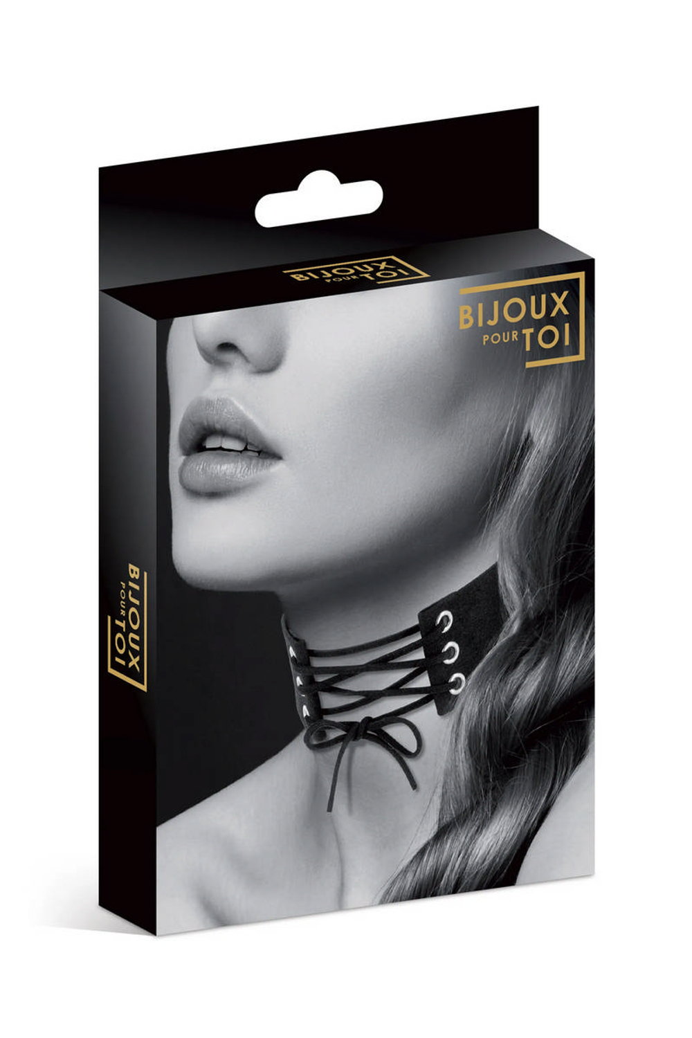 6060020010 / Чокер с шнуровкой CHOKER LACET NOIR