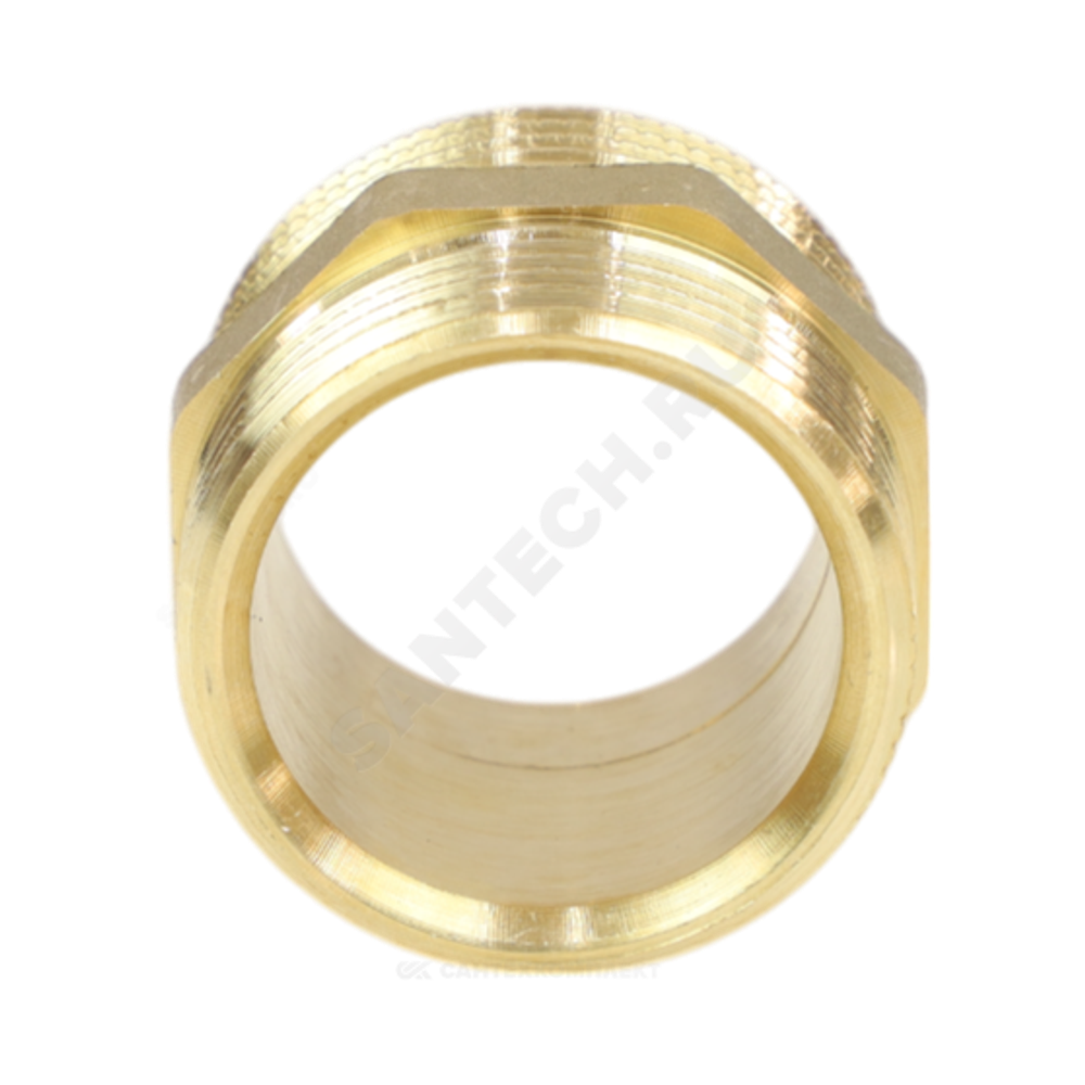 Ниппель латунь Ду 32 (1 1/4") НР LD LD.65.501.32