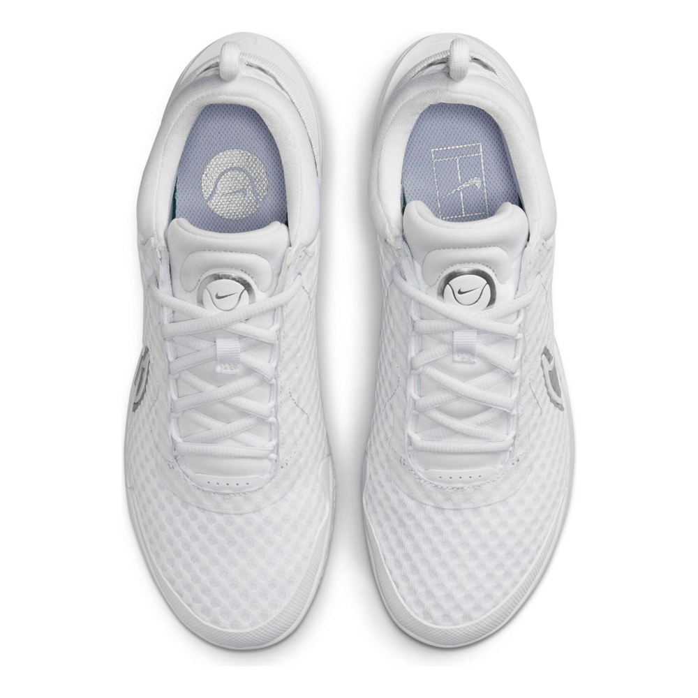 Женские теннисные кроссовки Nike Pro Zoom Pro All Court Shoe Women - White, Silver