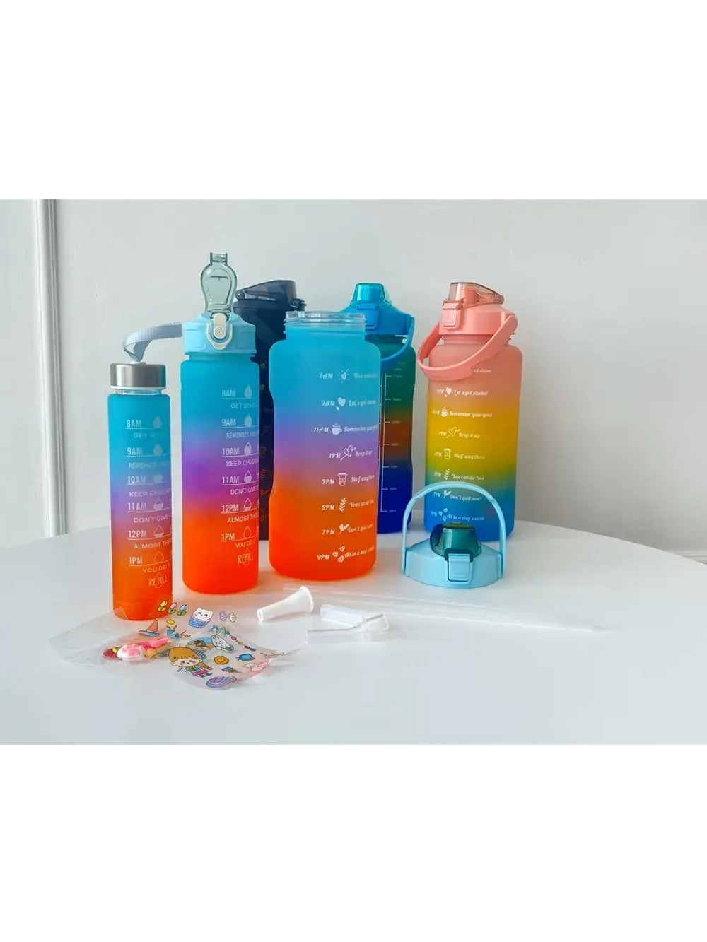 Бутылка для воды спортивная набор 3 шт