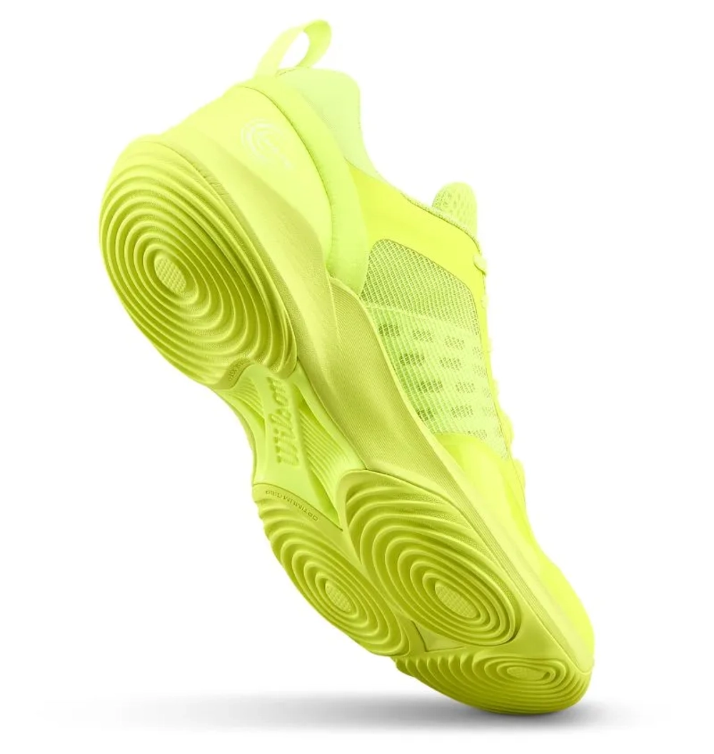 Мужские кросовки для Padel Wilson Hurakn Pro V2 - safety yellow/white/safety yellow