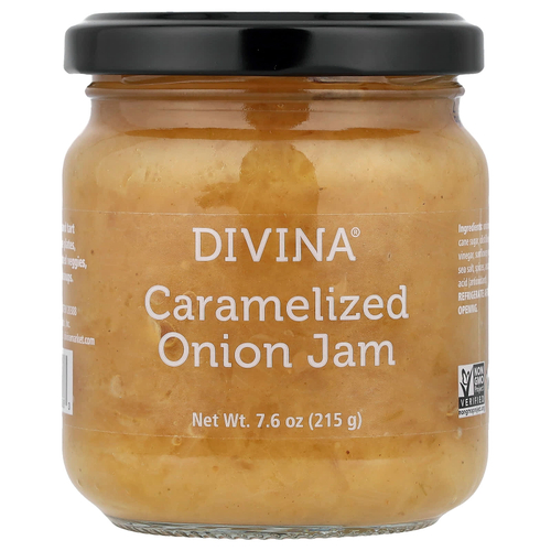Divina, Карамелизированный луковый джем, 215 г (7,6 унции)