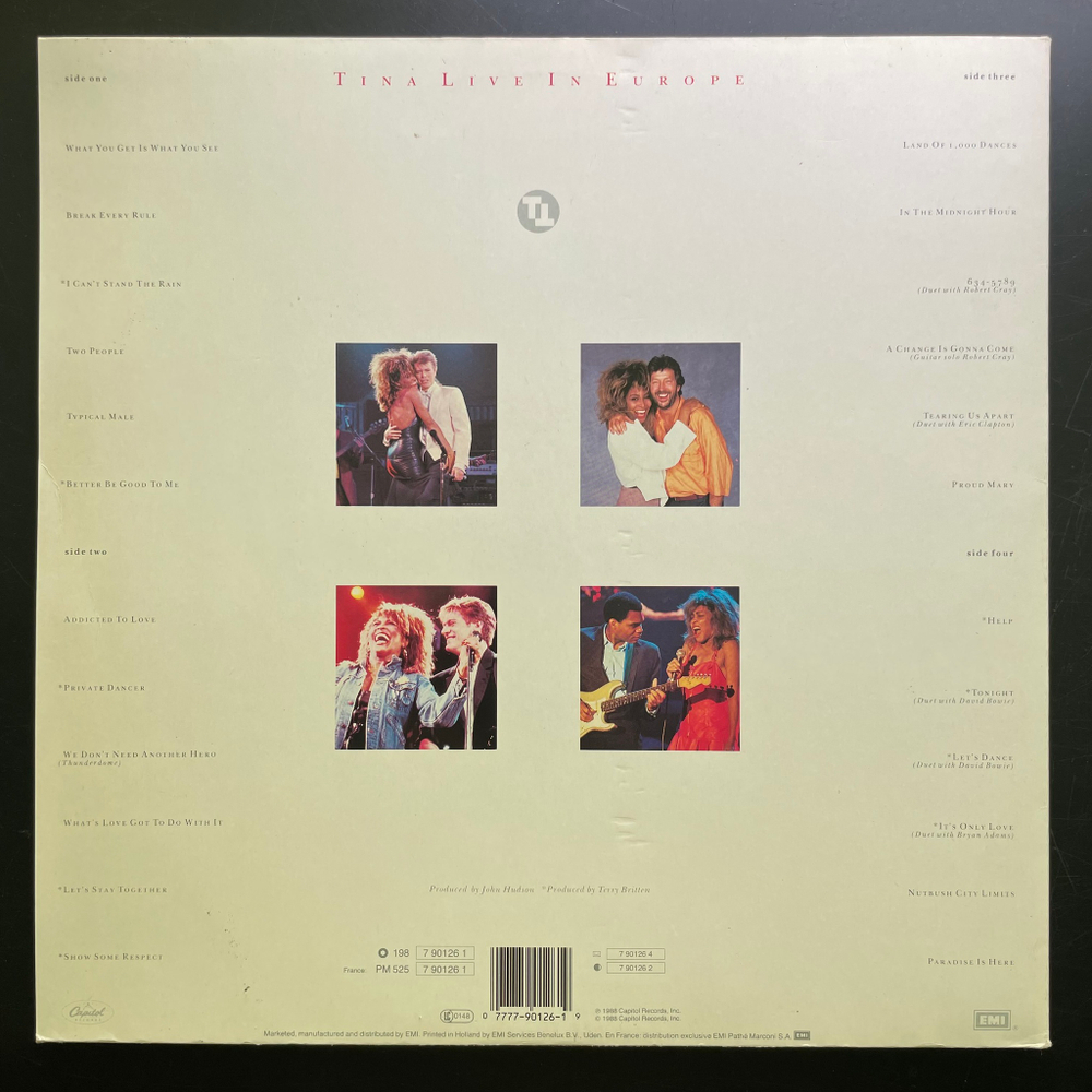 Tina Turner – Tina Live In Europe (Франция 1988 г.)