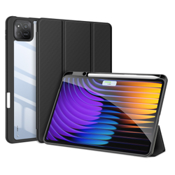 Чехол книжка черного цвета для Xiaomi Pad 8, 8 Pro и Pad 7, 7 Pro, серия Toby Series Case от Dux Ducis