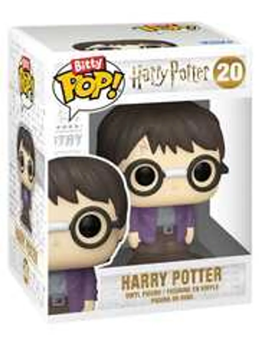 Funko Bitty POP! Harry Potter: Ron and Hermione + Harry with Hogwarts Express + Ollivander with Wand Shop