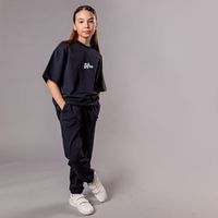 Футболка оверсайз "Вb team GRAPHITE" подростковая