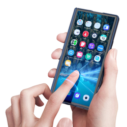 Усиленный чехол синего цвета с MagSafe для Samsung Galaxy Z Fold 8 Ultra, серия Expn Series Magnetic от Dux Ducis