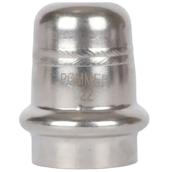 Заглушка ROMMER ВПр 22 нержавеющая сталь 37981