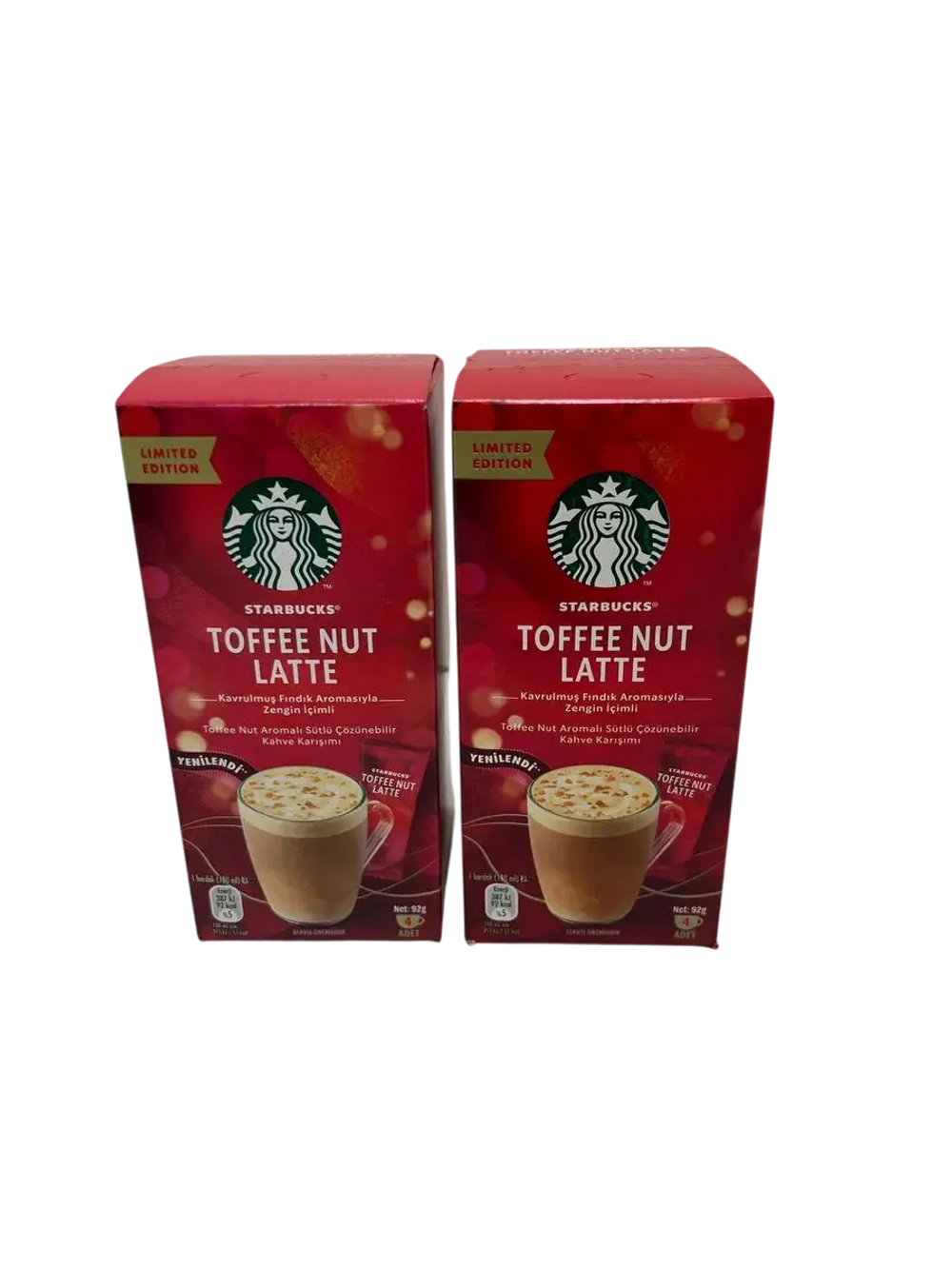 Растворимый кофе Starbucks Toffee Nut Latte, 8шт по 23гр.