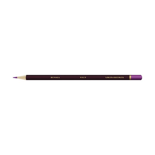 Карандаш цветной заточенный, 6 шт, 415 Марганцовый фиолетовый (Manganese violet), Vista-Artista VFCP