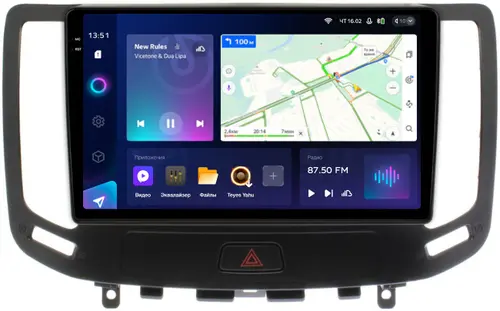 Магнитола для Infiniti G25, G35, G37 2006-2013 - Teyes CC3-2K монитор 9.5" 2K QLED на Android 10, Быстрая, CarPlay, 4G SIM-слот