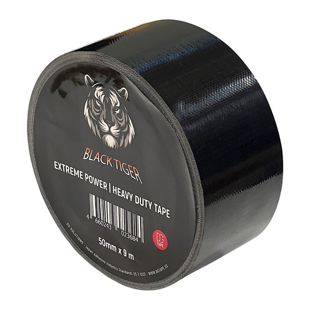 Клейкая лента @TIGER BLACK Extreme Power - Гаффа тейп 50мм/23м - Черный