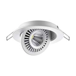 358815 SPOT NT21 530 белый Светильник встраиваемый светодиодный IP20 LED 9W 770Лм 4000K 220V GESSO