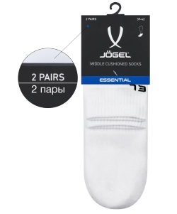 Носки средние ESSENTIAL Mid Cushioned Socks, белый