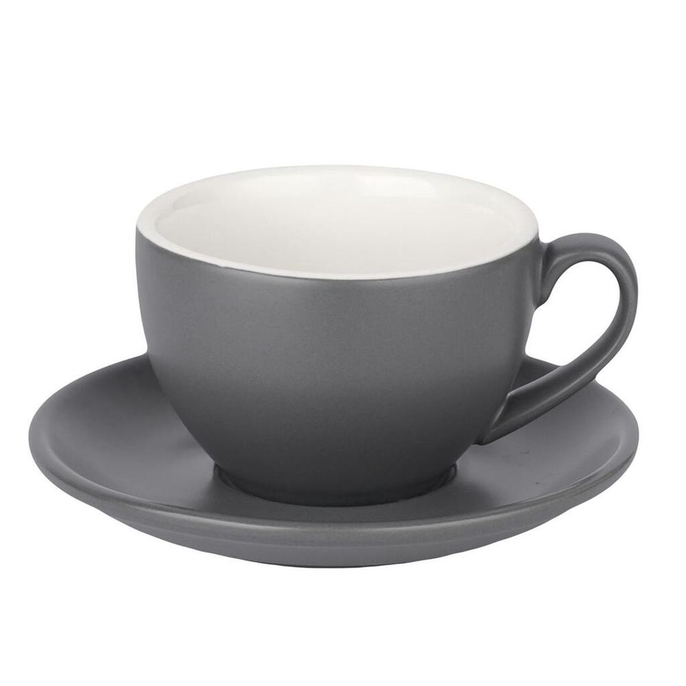 Чайная пара 250 мл серая матовая d 9,6 см h6,3 см Barista (Бариста) P.L. Proff Cuisine [6]