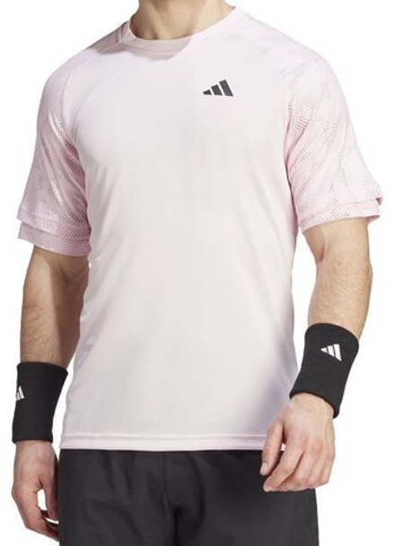 Теннисная футболка Adidas Melbourne Ergo Tennis Heat.Rdy Reglan T-Shirt - clear pink
