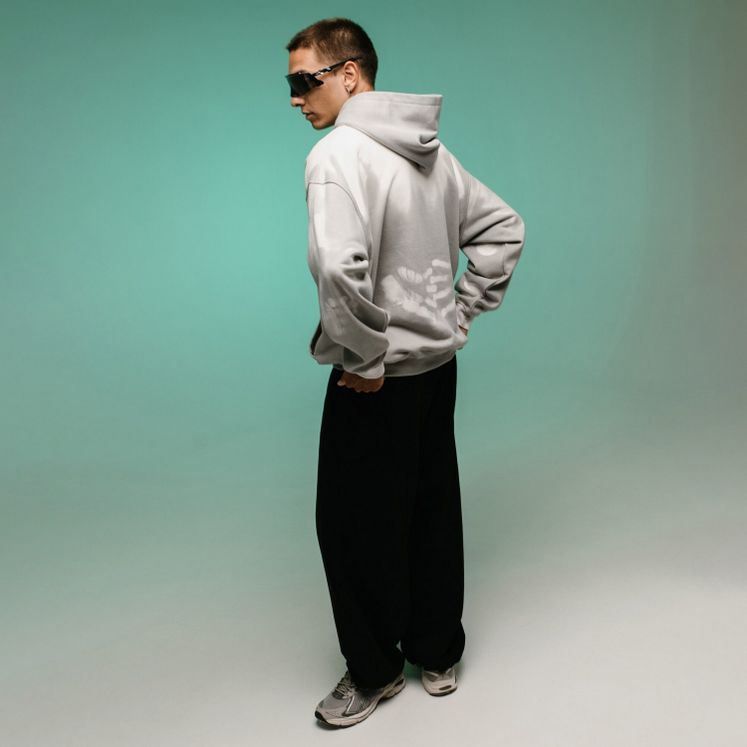 Худи UNIFORM Thermo Minilogo, серый/белый