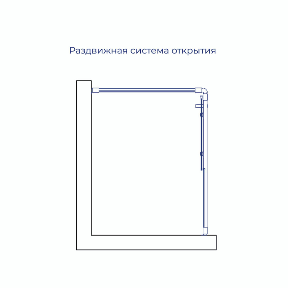 Душевой уголок RGW PA-045 (Прозрачное, 1000x800)