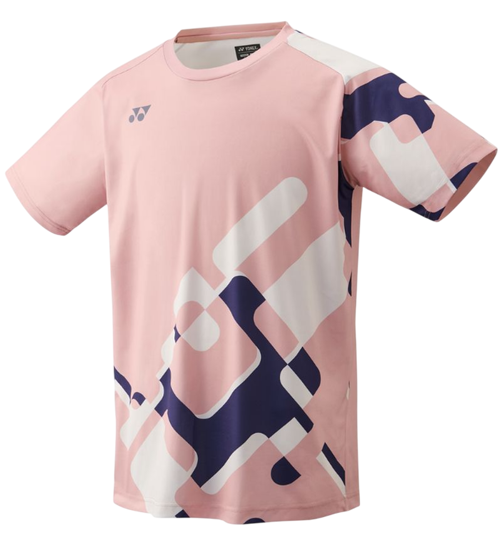 Мужская теннисная футболка Yonex Practice - pink beige