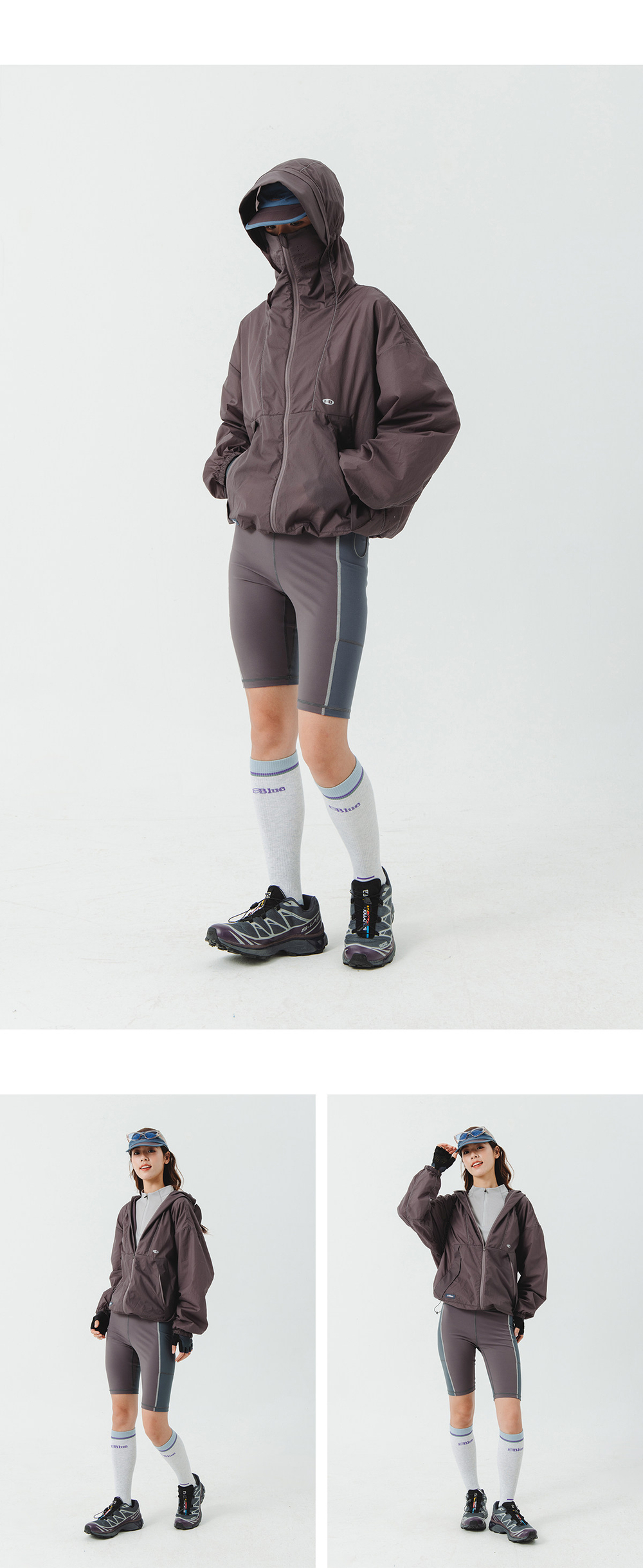 Куртка Nothomme BlueMonte Windrunner фиолетовый