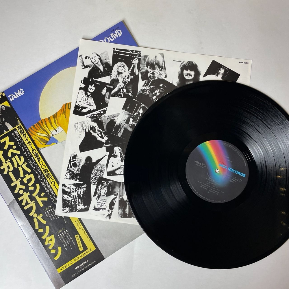 Винтажная виниловая пластинка LP Tygers Of Pan Tang Spellbound (Japan 1981) (Obi)
