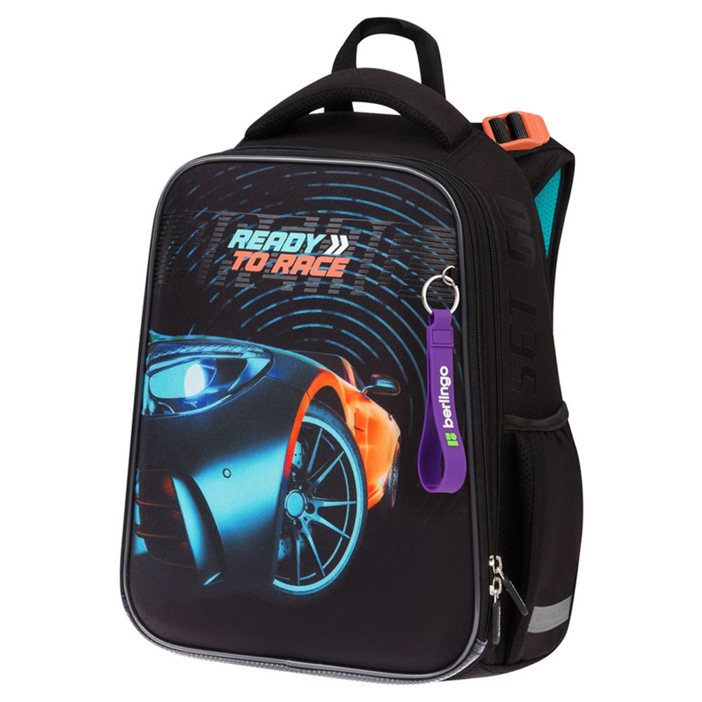 Ранец Berlingo Expert "Ready to race" 37*28*16см, 2 отделения, 2 кармана, анатомическая спинка
