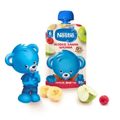Пюре Nestle Яблоко-банан-малина с 6 мес 90 г