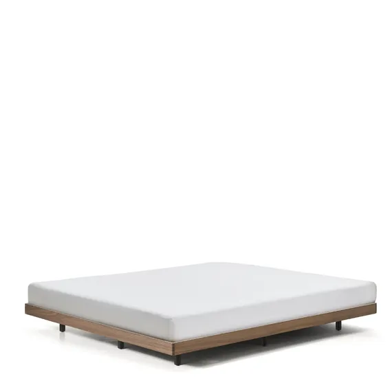 Основание кровати Norlen 160x200 см, темный орех