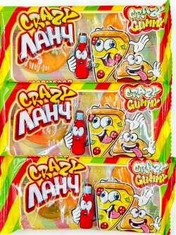 Мармелад Crazy Ланч ассорти ( 36шт по 15гр)