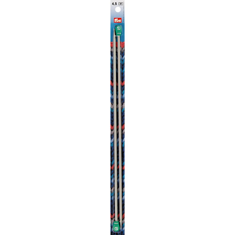 Спицы прямые, Prym ⌀4,5 мм, 35 см Спицы прямые, Prym ⌀4,5 мм, 35 см