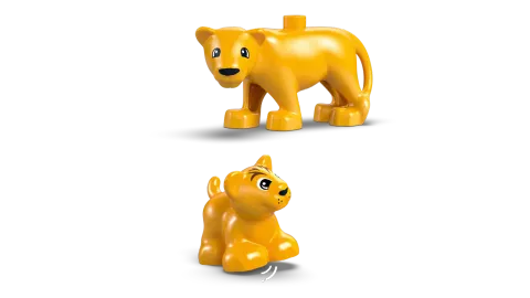 Конструктор LEGO Duplo 10941 Семейства диких животных: Пингвины и львы