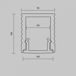 Короб накладной Maytoni Led Strip Накладной профиль 631010
