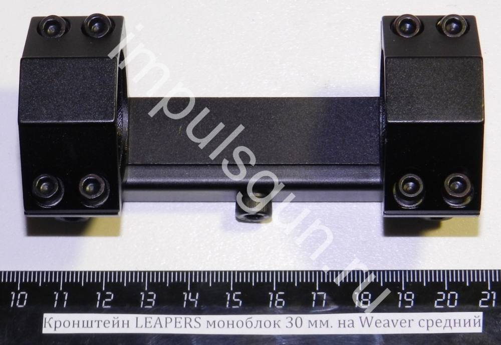 Кронштейн с кольцами D=30мм, BH=14мм, моноблок 30 мм. на Weaver (арт: RGWM2PA-30M4), Leapers